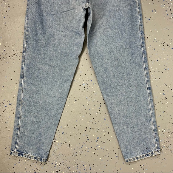 Vintage 80s Gitano Stonewash Blue Jeans High Waist Tapered Leg 12 Petite 31"x29" - Picture 7 of 12